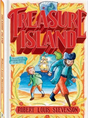 Treasure Island  by Robert Louis Stevenson (Author) : Sprayed Edge Premium Hardback Edition