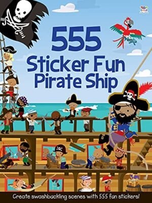 555 STICKER FUN PIRATES SHIP